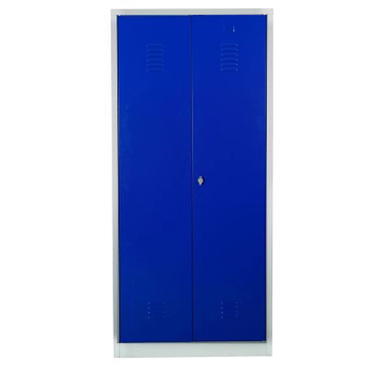 PROREGAL Metallspind Flamingo HxBxT 180 x 80 x 50 cm Vorhängeschloss Grau-Blau PROREGAL Metallspind Flamingo HxBxT 180 x 80 x 50 cm Vorhängeschloss Grau-Blau von PROREGAL
