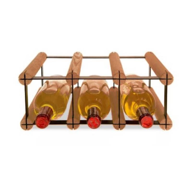 PROREGAL Modulares Weinregal Vinotega Mod Metal HxBxT 12,5 x 32,5 x 24,5 cm 3 x 1 Flaschen Massives Kiefernholz Braun Geölt PROREGAL Modulares Weinregal Vinotega Mod Metal HxBxT 12,5 x 32,5 x 24,5 cm 3 x 1 Flaschen Massives Kiefernholz Braun Geölt von PROREGAL