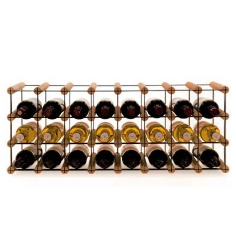 PROREGAL Modulares Weinregal Vinotega Mod Metal HxBxT 32,5 x 82,5 x 24,5 cm 8 x 3 Flaschen Massives Kiefernholz Braun Geölt PROREGAL Modulares Weinregal Vinotega Mod Metal HxBxT 32,5 x 82,5 x 24,5 cm 8 x 3 Flaschen Massives Kiefernholz Braun Geölt von PROREGAL