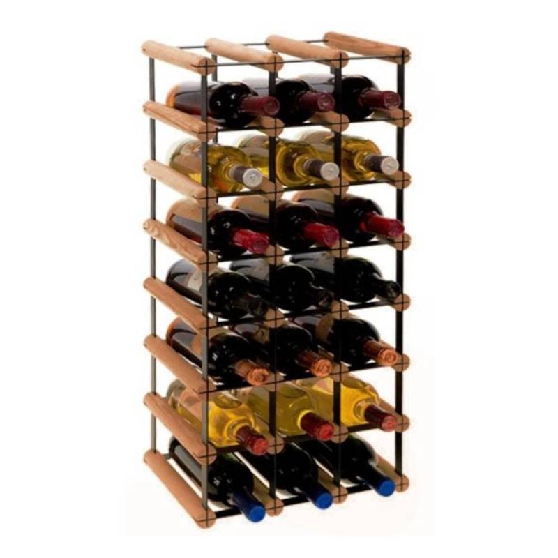 PROREGAL Modulares Weinregal Vinotega Mod Metal HxBxT 72,5 x 32,5 x 24,5 cm 3 x 7 Flaschen Massives Kiefernholz Braun Geölt PROREGAL Modulares Weinregal Vinotega Mod Metal HxBxT 72,5 x 32,5 x 24,5 cm 3 x 7 Flaschen Massives Kiefernholz Braun Geölt von PROREGAL