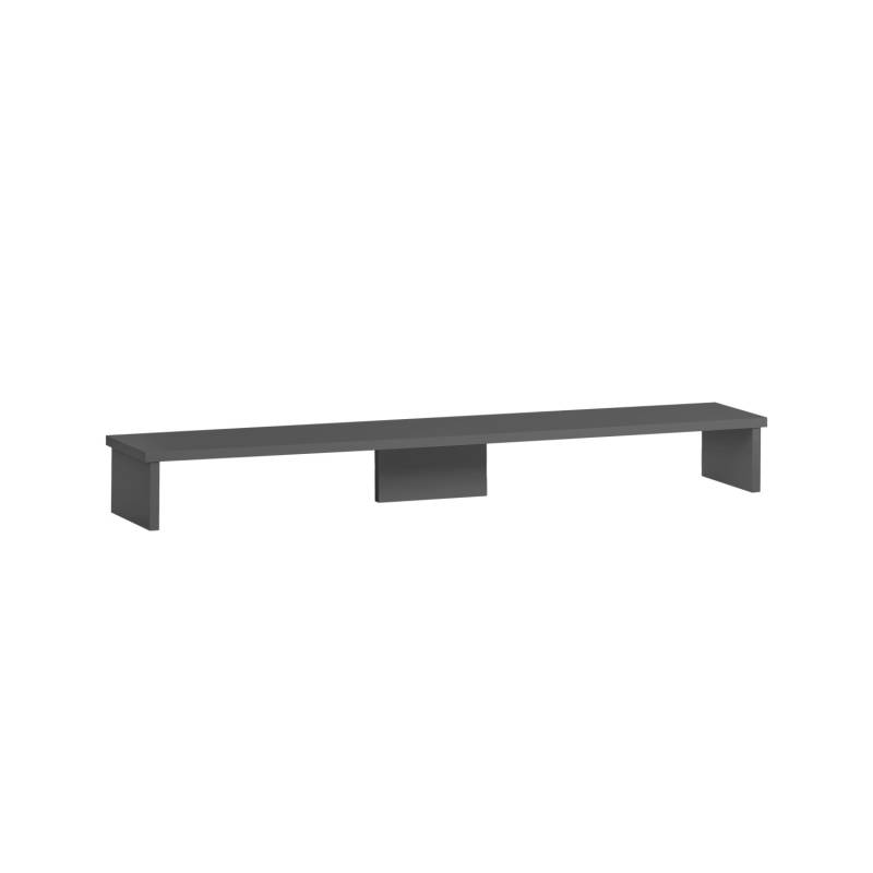 PROREGAL Monitorständer für Schreibtisch Fox Large HxBxT 13 x 110 x 20 cm für 2 Bildschirme Anthrazit von PROREGAL
