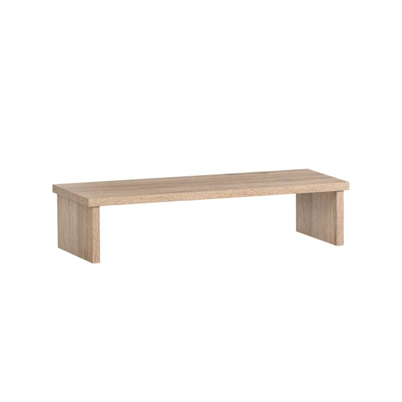 PROREGAL Monitorständer für Schreibtisch Fox Small HxBxT 13 x 55 x 20 cm für 1 Bildschirm Eiche von PROREGAL