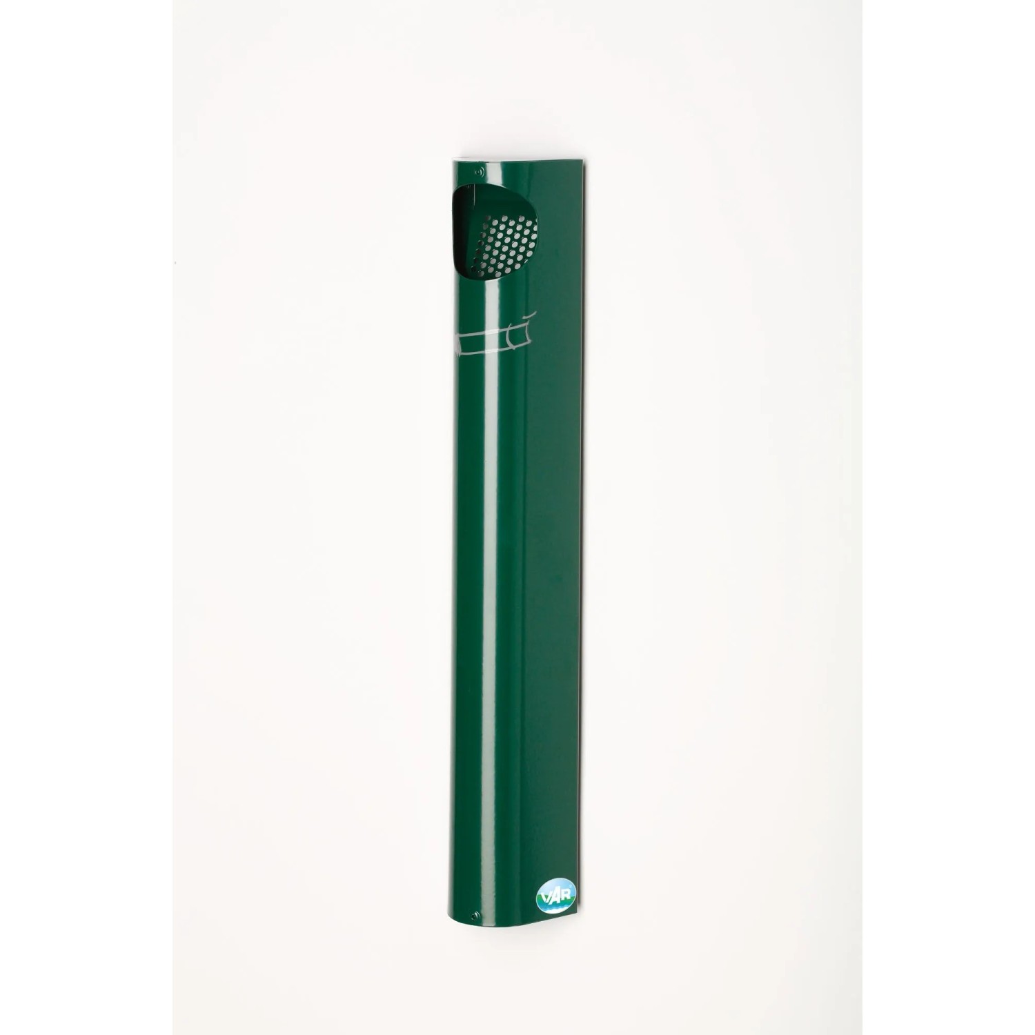 PROREGAL Praktischer Wandascher Mit Abstreifblech Wandmontage 3,5 Liter HxBxT 55 x 7,4 x 11 cm Verzinkter Stahl Grün PROREGAL Praktischer Wandascher Mit Abstreifblech Wandmontage 3,5 Liter HxBxT 55 x 7,4 x 11 cm Verzinkter Stahl Grün von PROREGAL