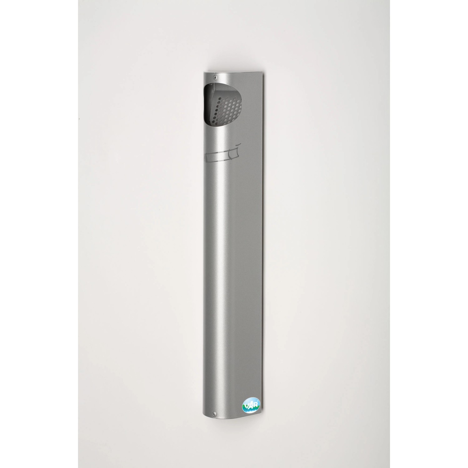 PROREGAL Praktischer Wandascher Mit Abstreifblech Wandmontage 3,5 Liter HxBxT 55 x 7,4 x 11 cm Verzinkter Stahl Silber PROREGAL Praktischer Wandascher Mit Abstreifblech Wandmontage 3,5 Liter HxBxT 55 x 7,4 x 11 cm Verzinkter Stahl Silber von PROREGAL