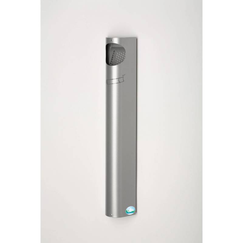 PROREGAL Praktischer Wandascher Mit Abstreifblech Wandmontage 3,5 Liter HxBxT 55 x 7,4 x 11 cm Verzinkter Stahl Silber PROREGAL Praktischer Wandascher Mit Abstreifblech Wandmontage 3,5 Liter HxBxT 55 x 7,4 x 11 cm Verzinkter Stahl Silber von PROREGAL