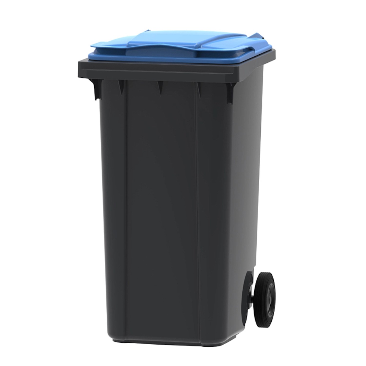 PROREGAL Premium 2 Rad Mülltonne Müllgroßbehälter 240 Liter HxBxT 107,9 x 58,3 x 73,7 cm & Kunststoff Grau Deckel Blau PROREGAL Premium 2 Rad Mülltonne Müllgroßbehälter 240 Liter HxBxT 107,9 x 58,3 x 73,7 cm & Kunststoff Grau Deckel Blau von PROREGAL