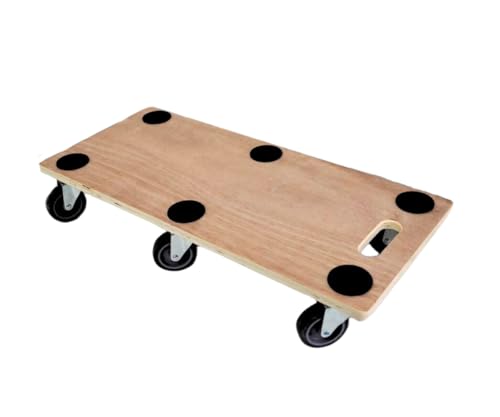 PROREGAL Profi Transportroller mit 6 Rollen | HxBxT 11x30x68 cm | Traglast 300kg | Sperrholzplatte | Braun | 1 Stück | Möbelroller Rollbrett Transporthilfe Rollwagen Roller PROREGAL Profi Transportroller mit 6 Rollen | HxBxT 11x30x68 cm | Traglast 300kg | Sperrholzplatte | Braun | 1 Stück | Möbelroller Rollbrett Transporthilfe Rollwagen Roller von PROREGAL