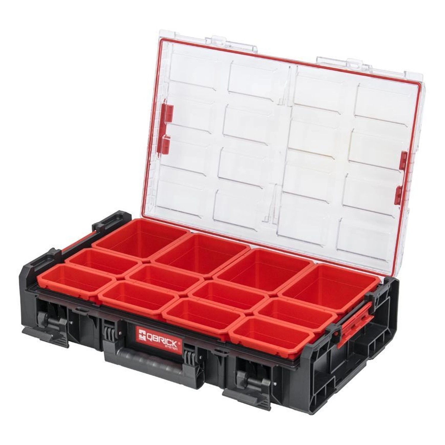 PROREGAL QBRICK Sortimentskasten One XL HxBxT 39 x 58 x 13 cm 12 Fächer 13,5 Liter Mit Deckgriff Mit Klemmverschlüsse Schwarz PROREGAL QBRICK Sortimentskasten One XL HxBxT 39 x 58 x 13 cm 12 Fächer 13,5 Liter Mit Deckgriff Mit Klemmverschlüsse Schwarz von PROREGAL