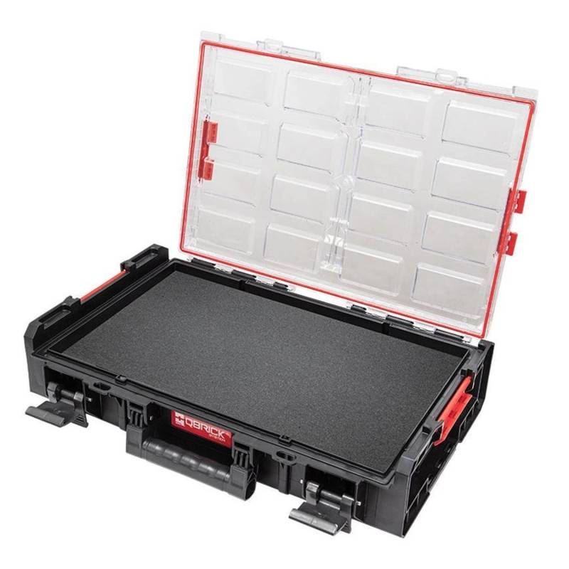 PROREGAL QBRICK Sortimentskasten One XL HxBxT 39 x 58 x 13 cm 13,5 Liter Inkl. Schaumstoffeinlage Mit Deckgriff Mit Klemmverschlüsse Schwarz von PROREGAL
