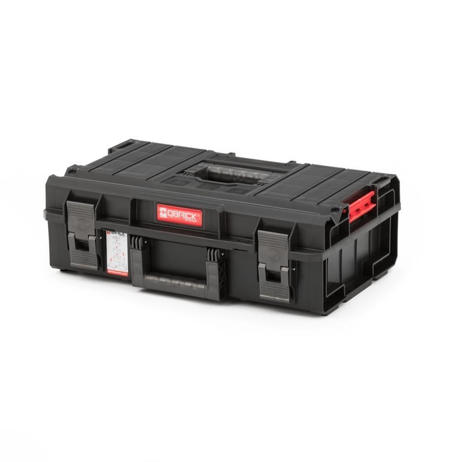 PROREGAL QBRICK Werkzeugkasten One 15,5 Liter Traglast Bis Zu 120 kg Mit Deck & Frontgriff Mit Klemmverschlüsse Schwarz PROREGAL QBRICK Werkzeugkasten One 15,5 Liter Traglast Bis Zu 120 kg Mit Deck & Frontgriff Mit Klemmverschlüsse Schwarz von PROREGAL