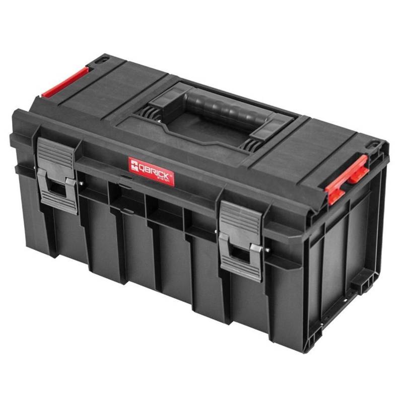 PROREGAL QBRICK Werkzeugkasten Pro HxBxT 26 x 45 x 24 cm 14 Liter Mit Deckgriff Mit Klemmverschlüsse Schwarz von PROREGAL