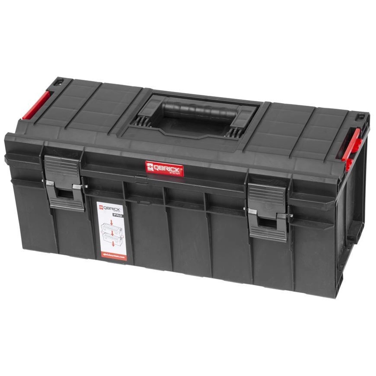 PROREGAL QBRICK Werkzeugkasten Pro HxBxT 27 x 54 x 25 cm 22 Liter Mit Deckgriff Mit Klemmverschlüsse Schwarz PROREGAL QBRICK Werkzeugkasten Pro HxBxT 27 x 54 x 25 cm 22 Liter Mit Deckgriff Mit Klemmverschlüsse Schwarz von PROREGAL