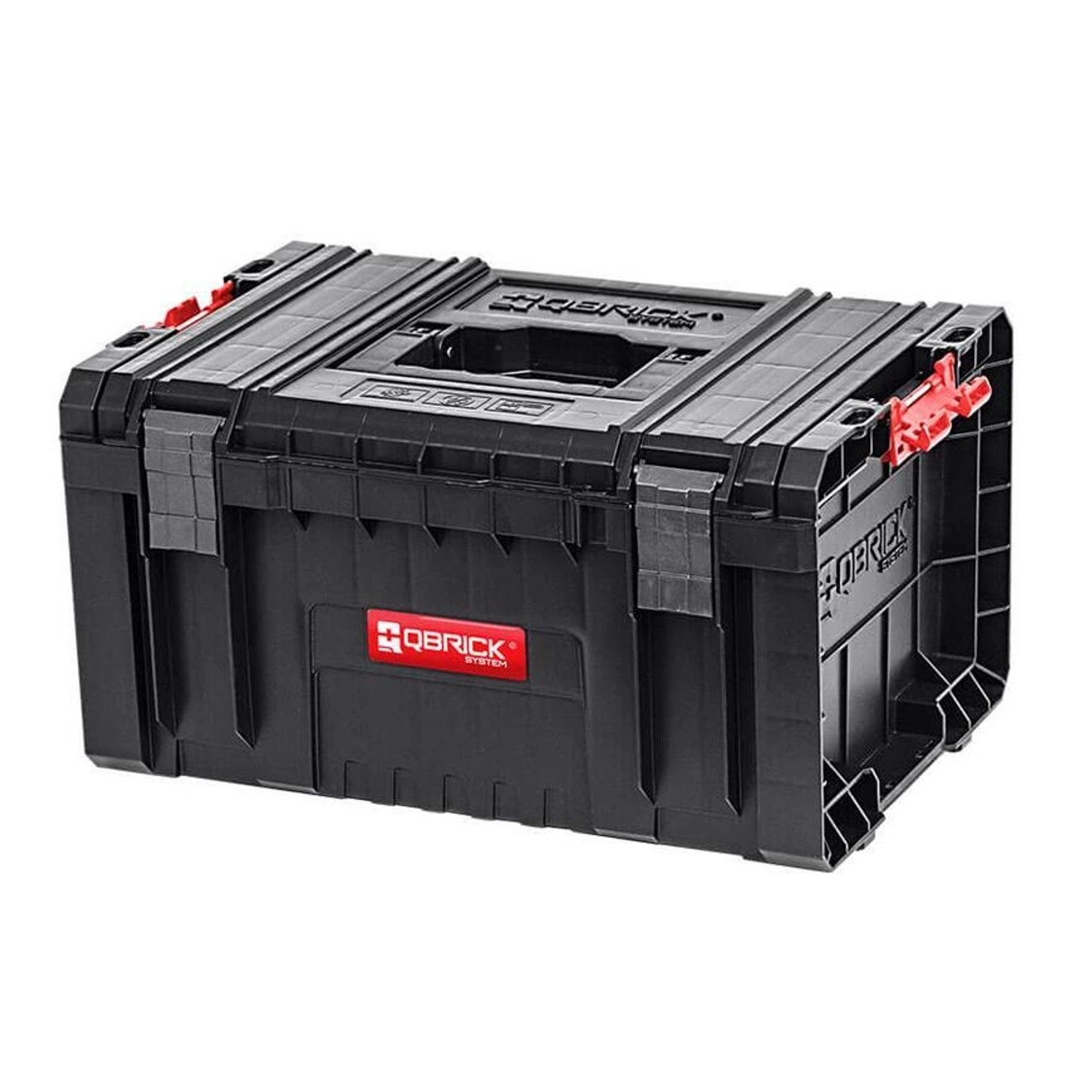 PROREGAL QBRICK Werkzeugkasten Pro Toolbox HxBxT 24 x 45 x 33 cm 3 Trennstege 19 Liter Mit Deck & Teleskopgriffe Mit Klemmverschlüsse Metall Schwarz PROREGAL QBRICK Werkzeugkasten Pro Toolbox HxBxT 24 x 45 x 33 cm 3 Trennstege 19 Liter Mit Deck & Teleskopgriffe Mit Klemmverschlüsse Metall Schwarz von PROREGAL