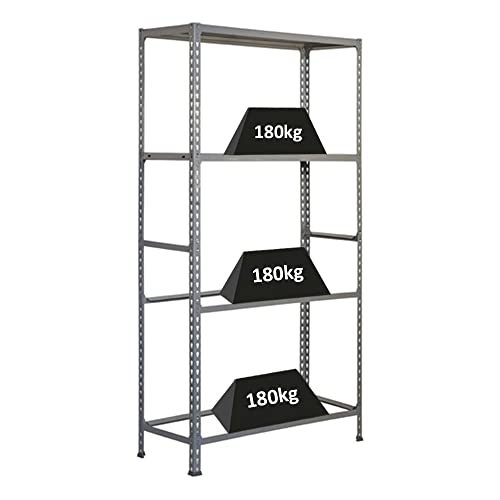 PROREGAL Reifenregal mit Ablagefläche Metal Shark No. 2 | HxBxT 200x120x40cm | 12 Reifen | Grau Reifenständer Garagenregal PROREGAL Reifenregal mit Ablagefläche Metal Shark No. 2 | HxBxT 200x120x40cm | 12 Reifen | Grau Reifenständer Garagenregal von PROREGAL