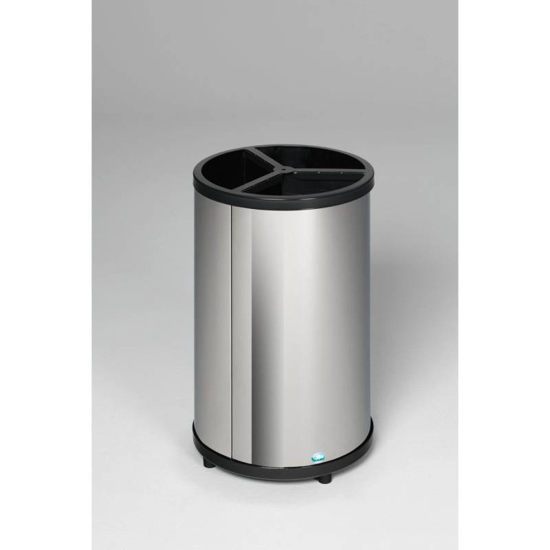 PROREGAL Robuste Wertstoffsammelstation Ohne Dach 30 Liter Je Behälter HxBxT 72 x 42 x 42 cm Edelstahl Silber PROREGAL Robuste Wertstoffsammelstation Ohne Dach 30 Liter Je Behälter HxBxT 72 x 42 x 42 cm Edelstahl Silber von PROREGAL