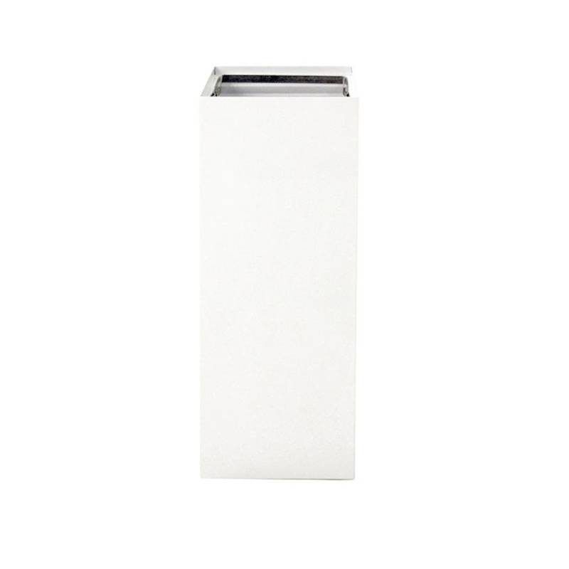 PROREGAL Robuste & Modulare Abfalltrennanlage 60 Liter HxBxT 70 x 26 x 3 x 33,5 cm Inkl. Verbindungsstücke Weiß von PROREGAL