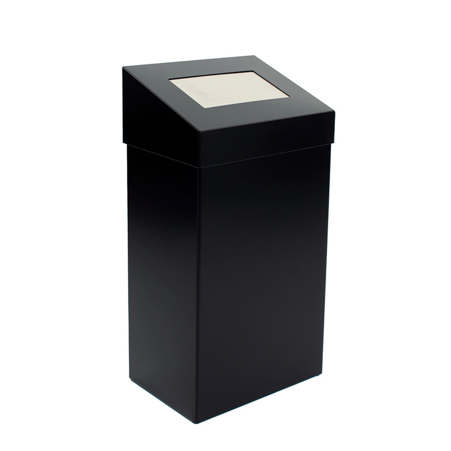 PROREGAL Robuster Abfallbehälter Mit Pushdeckel 50 Liter HxBxT 68 x 38 x 25 cm Aluminium Schwarz PROREGAL Robuster Abfallbehälter Mit Pushdeckel 50 Liter HxBxT 68 x 38 x 25 cm Aluminium Schwarz von PROREGAL