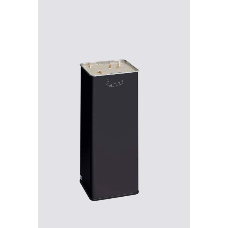 PROREGAL Robuster Ascher Mit Herausnehmbarem Sandsieb Für Eingangsbereiche HxBxT 66,5 x 26 x 26 cm Verzinkter Stahl Anthrazit von PROREGAL