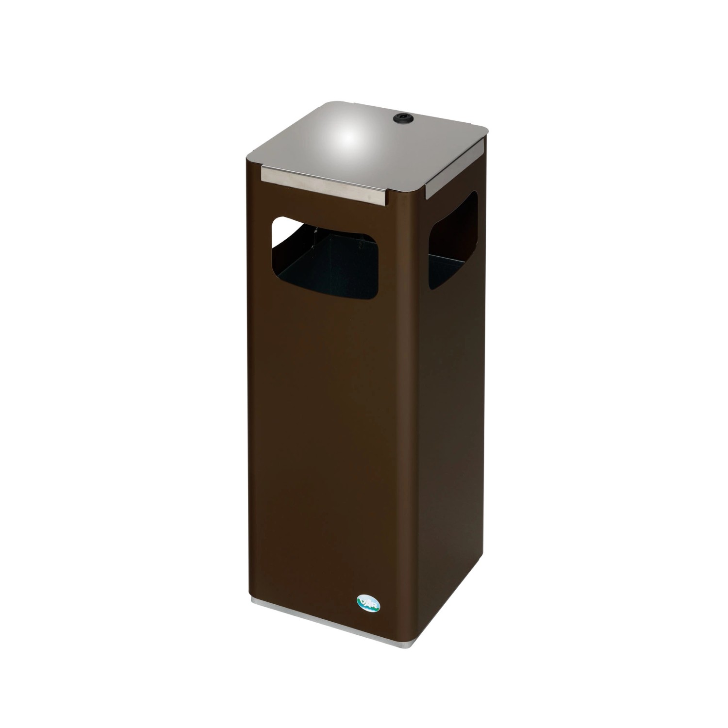 PROREGAL Robuster Modularer Wertstoffsammler Mit Edelstahldeckel 22 Liter HxBxT 68 x 25 x 25 cm Verzinkter Stahl Braun PROREGAL Robuster Modularer Wertstoffsammler Mit Edelstahldeckel 22 Liter HxBxT 68 x 25 x 25 cm Verzinkter Stahl Braun von PROREGAL