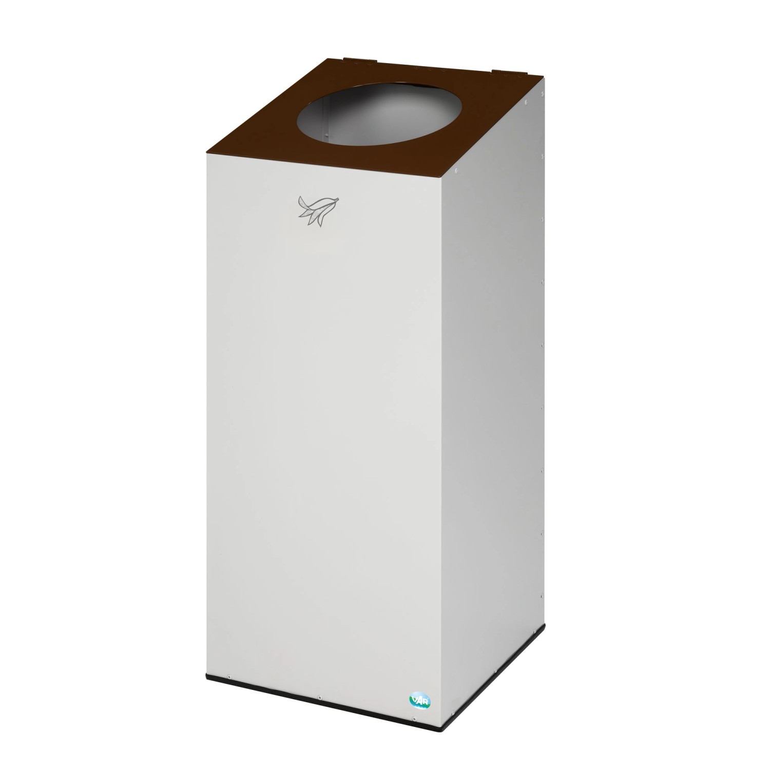 PROREGAL Robuster Modularer Wertstoffsammler Mit Runder Einwurföffnung 100 Liter HxBxT 89 x 38 x 38 cm Verzinkter Stahl Lichtgrau Braun PROREGAL Robuster Modularer Wertstoffsammler Mit Runder Einwurföffnung 100 Liter HxBxT 89 x 38 x 38 cm Verzinkter Stahl Lichtgrau Braun von PROREGAL