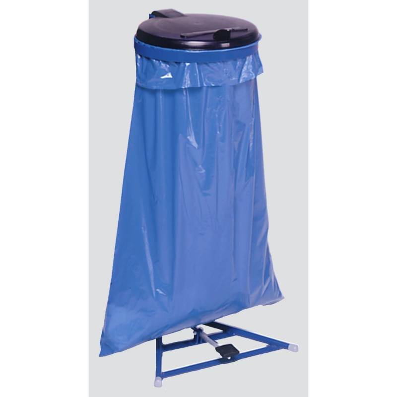 PROREGAL Robuster Müllsackständer Mit Fußpedal 120 Liter HxBxT 100 x 49 x 49 cm Stahl Blau Schwarz PROREGAL Robuster Müllsackständer Mit Fußpedal 120 Liter HxBxT 100 x 49 x 49 cm Stahl Blau Schwarz von PROREGAL