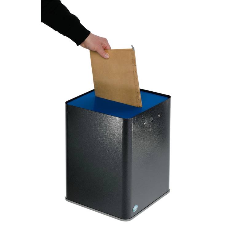 PROREGAL Robuster Papiersammler DSGVO Konform DIN A4 Format HxBxT 83,5 x 23 x 25 cm Verzinkter Stahl Blau PROREGAL Robuster Papiersammler DSGVO Konform DIN A4 Format HxBxT 83,5 x 23 x 25 cm Verzinkter Stahl Blau von PROREGAL