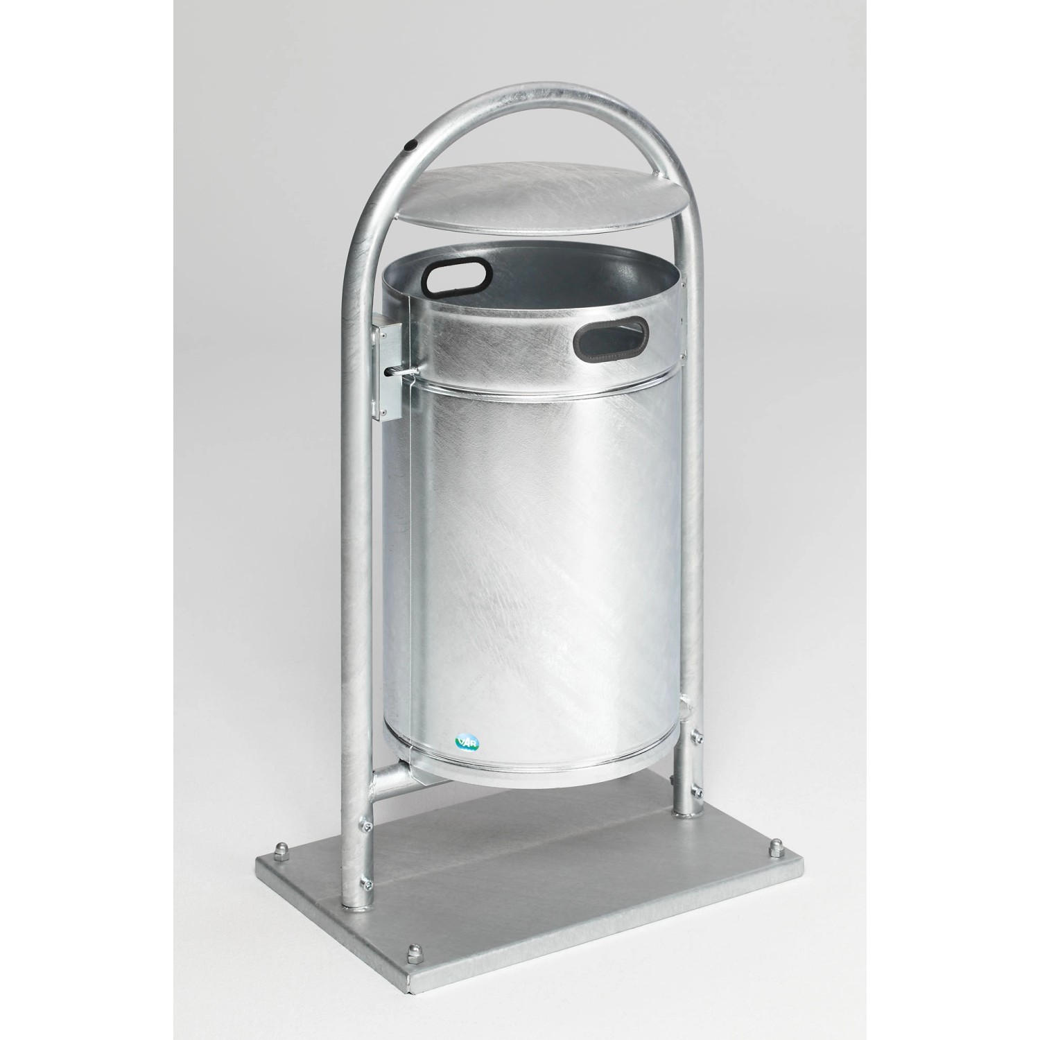 PROREGAL Robuster Rohrbogenständer Für Abfälle Mit Dach Mit Bodenplatte 60 Liter HxBxT 110 x 60 x 40 cm Verzinkter Stahl Feuerverzinkt PROREGAL Robuster Rohrbogenständer Für Abfälle Mit Dach Mit Bodenplatte 60 Liter HxBxT 110 x 60 x 40 cm Verzinkter Stahl Feuerverzinkt von PROREGAL