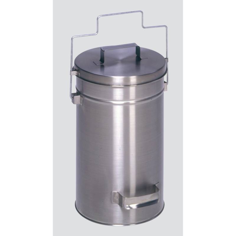 PROREGAL Robuster Sicherheitsbehälter Mit Deckel Tragebügel HxBxT 38 x 27 x 27 cm Edelstahl Grau PROREGAL Robuster Sicherheitsbehälter Mit Deckel Tragebügel HxBxT 38 x 27 x 27 cm Edelstahl Grau von PROREGAL