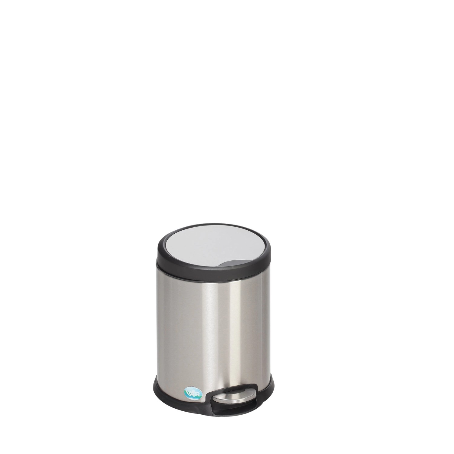 PROREGAL Robuster Tretabfallsammler Mit Fußpedal Gedämpftes Schließen 5 Liter HxBxT 23 x 21,5 x 26 cm Edelstahl Silber PROREGAL Robuster Tretabfallsammler Mit Fußpedal Gedämpftes Schließen 5 Liter HxBxT 23 x 21,5 x 26 cm Edelstahl Silber von PROREGAL