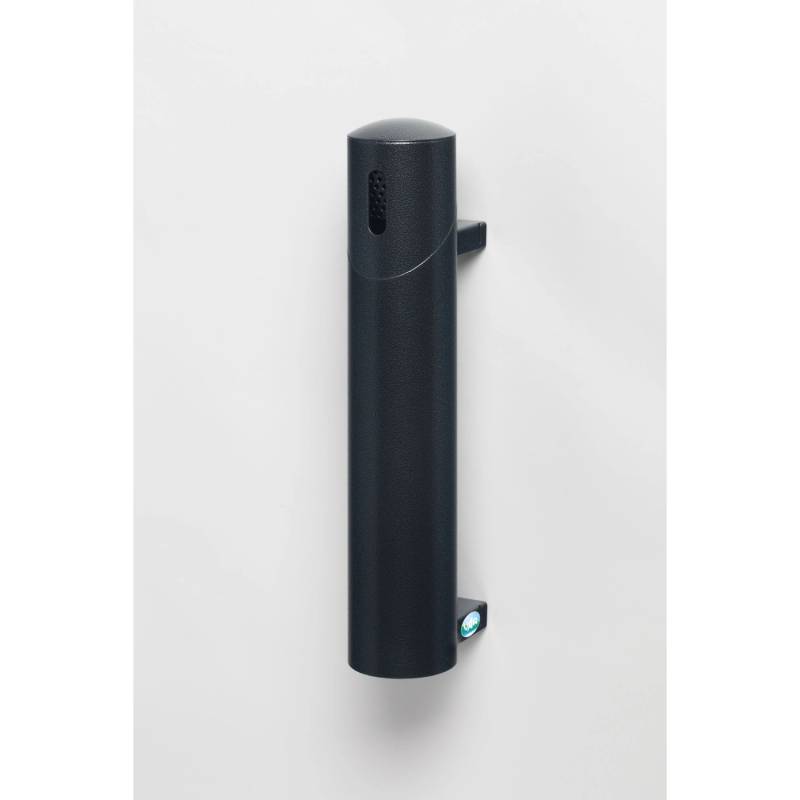 PROREGAL Robuster Wandascher 145 cm Rohrlänge Zum Einbetonieren 1,4 Liter HxBxT 51 x 10 x 17 cm Stahl Grau von PROREGAL