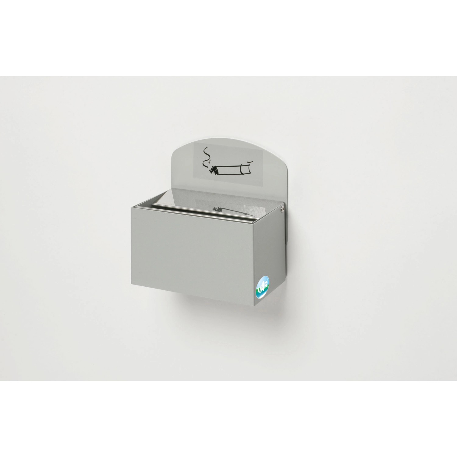 PROREGAL Robuster Wandascher Mit Schild 0,4 Liter HxBxT 16 x 14 x 9,8 cm Verzinkter Stahl Silber PROREGAL Robuster Wandascher Mit Schild 0,4 Liter HxBxT 16 x 14 x 9,8 cm Verzinkter Stahl Silber von PROREGAL