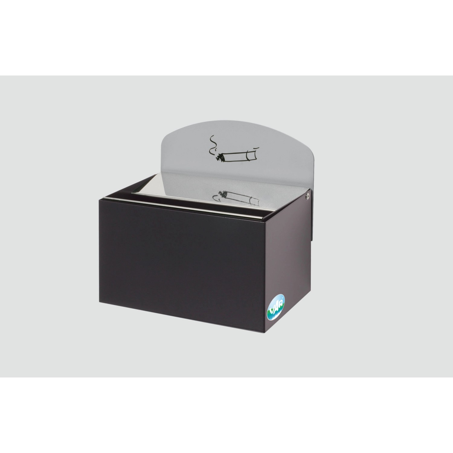 PROREGAL Robuster Wandascher Mit Schild 0,8 Liter HxBxT 20 x 20 x 12,5 cm Verzinkter Stahl Anthrazit PROREGAL Robuster Wandascher Mit Schild 0,8 Liter HxBxT 20 x 20 x 12,5 cm Verzinkter Stahl Anthrazit von PROREGAL