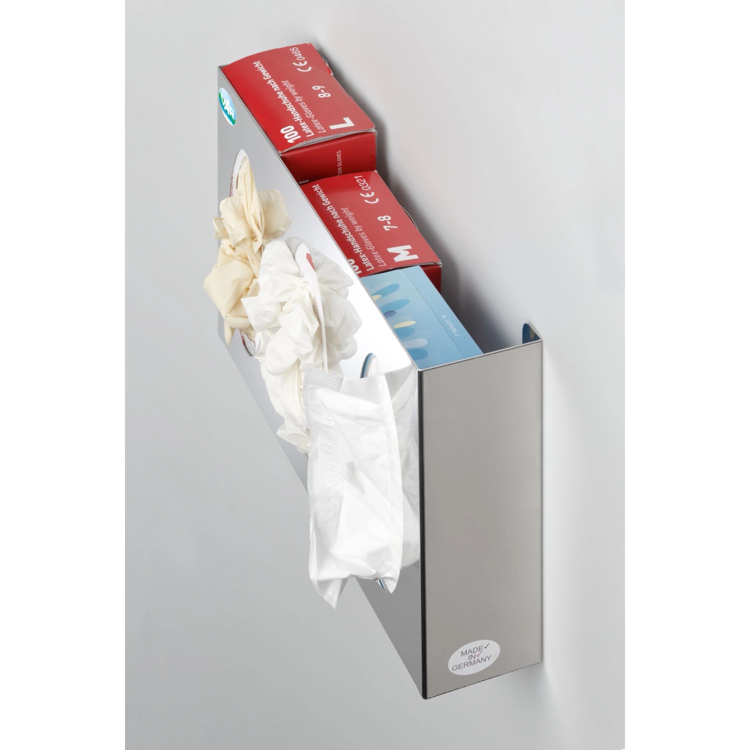PROREGAL Robuster Wandspender Für Handschuhe 3 Fach HxBxT 25 x 38 x 8 cm Edelstahl Silber PROREGAL Robuster Wandspender Für Handschuhe 3 Fach HxBxT 25 x 38 x 8 cm Edelstahl Silber von PROREGAL