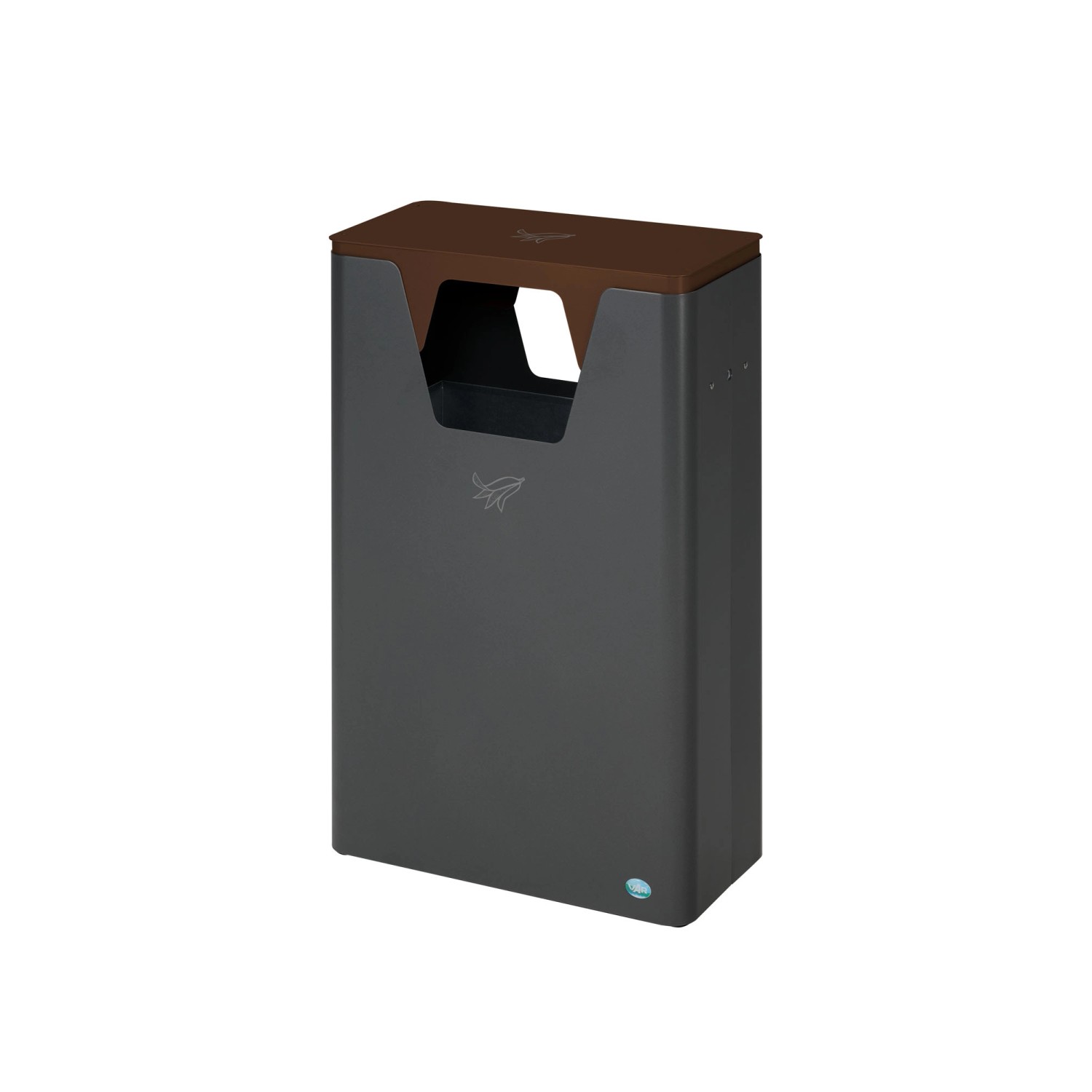 PROREGAL Robuster Wertstoffsammler Mit Abnehmbarem Deckel 60 Liter HxBxT 82,5 x 50 x 25 cm Verzinkter Stahl Braun PROREGAL Robuster Wertstoffsammler Mit Abnehmbarem Deckel 60 Liter HxBxT 82,5 x 50 x 25 cm Verzinkter Stahl Braun von PROREGAL