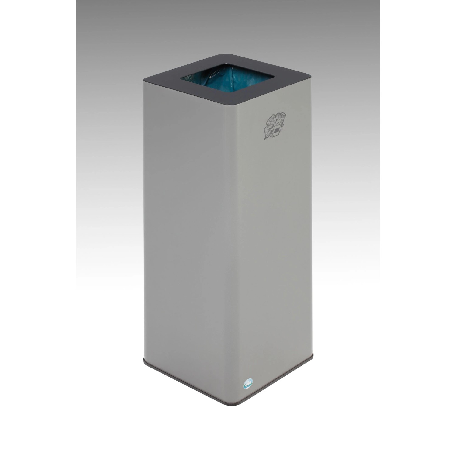 PROREGAL Robuster Wertstoffsammler Mit Abnehmbarem Deckel 70 Liter HxBxT 70 x 32 x 32 cm Verzinkter Stahl Anthrazit PROREGAL Robuster Wertstoffsammler Mit Abnehmbarem Deckel 70 Liter HxBxT 70 x 32 x 32 cm Verzinkter Stahl Anthrazit von PROREGAL