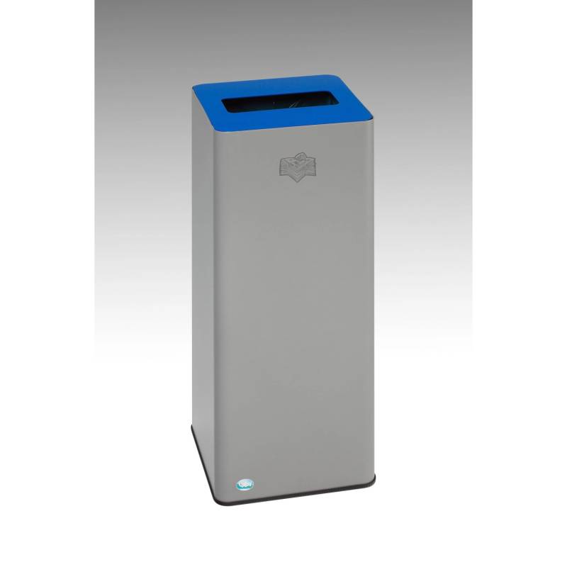 PROREGAL Robuster Wertstoffsammler Mit Abnehmbarem Deckel 70 Liter HxBxT 70 x 32 x 32 cm Verzinkter Stahl Blau PROREGAL Robuster Wertstoffsammler Mit Abnehmbarem Deckel 70 Liter HxBxT 70 x 32 x 32 cm Verzinkter Stahl Blau von PROREGAL