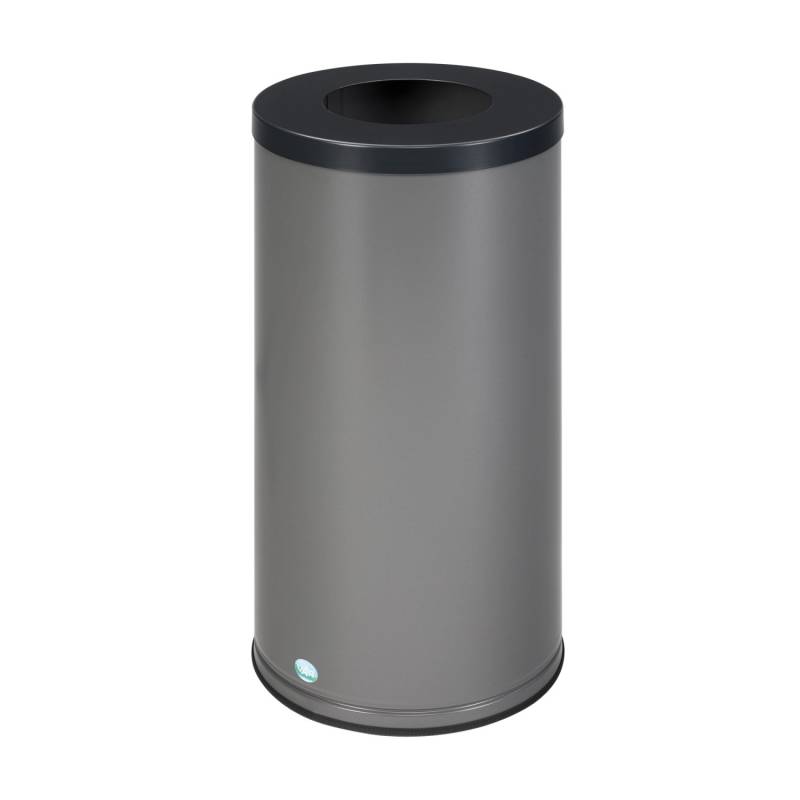 PROREGAL Robuster Wertstoffsammler Mit Abnehmbarem Deckel 70 Liter HxBxT 70 x 36,5 x 36,5 cm Verzinkter Stahl Anthrazit von PROREGAL