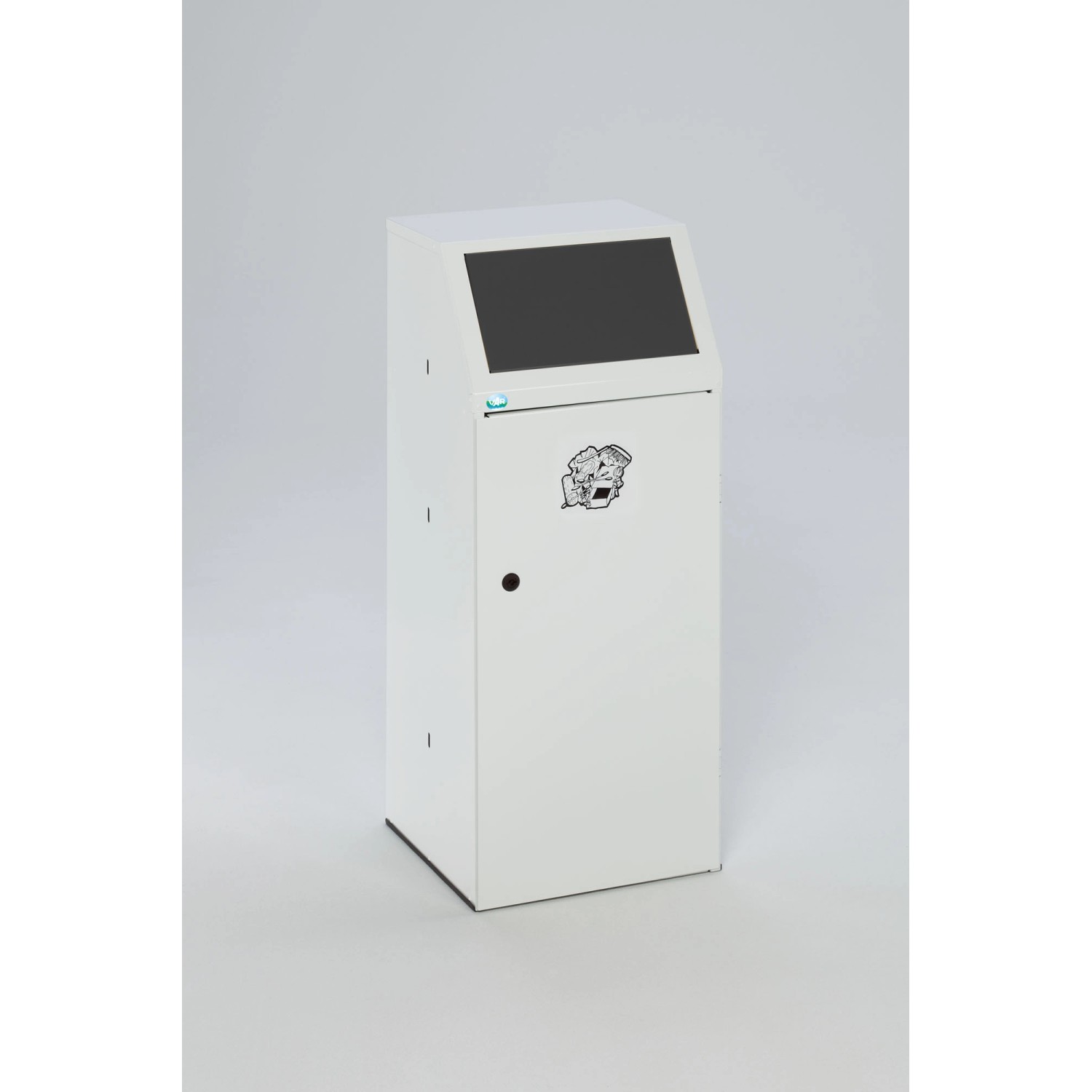 PROREGAL Robuster Wertstoffsammler Mit Fronttür Inneneinsatz 90 Liter HxBxT 105 x 40 x 40,5 cm Verzinkter Stahl Anthrazit PROREGAL Robuster Wertstoffsammler Mit Fronttür Inneneinsatz 90 Liter HxBxT 105 x 40 x 40,5 cm Verzinkter Stahl Anthrazit von PROREGAL