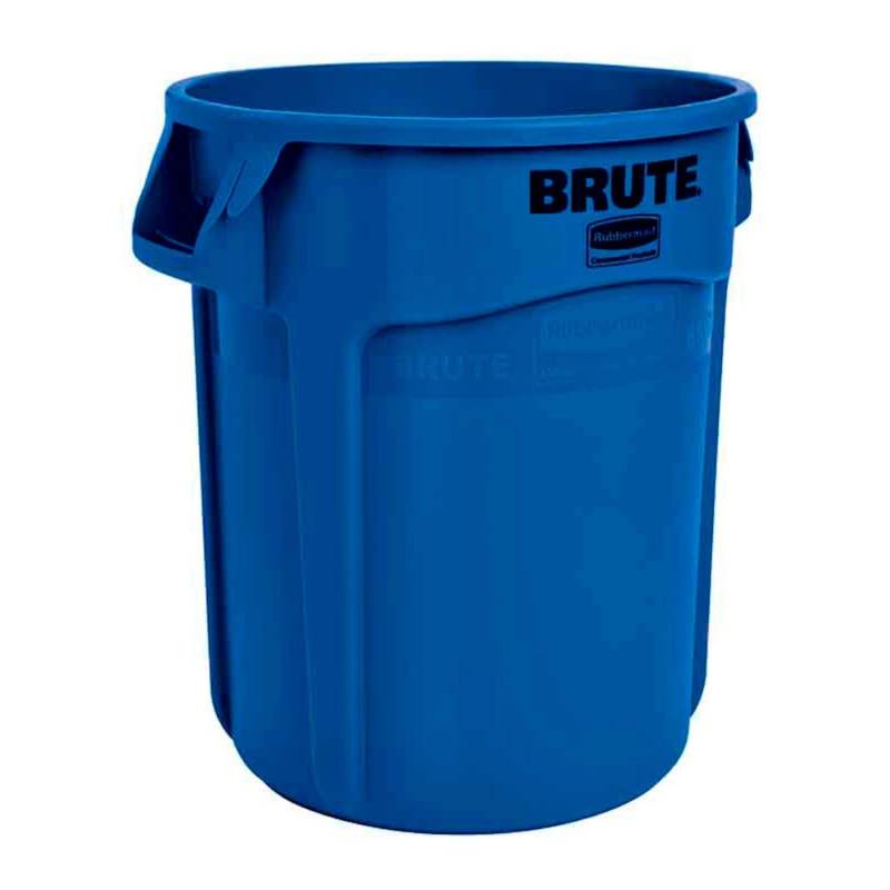 PROREGAL Rubbermaid Brute Runde Mehrzwecktonne Mit Belüftungskanälen 75,7 Liter HxØ 58,1 x 49,5 cm Aus Widerstandsfähigem Kunststoff Blau von PROREGAL