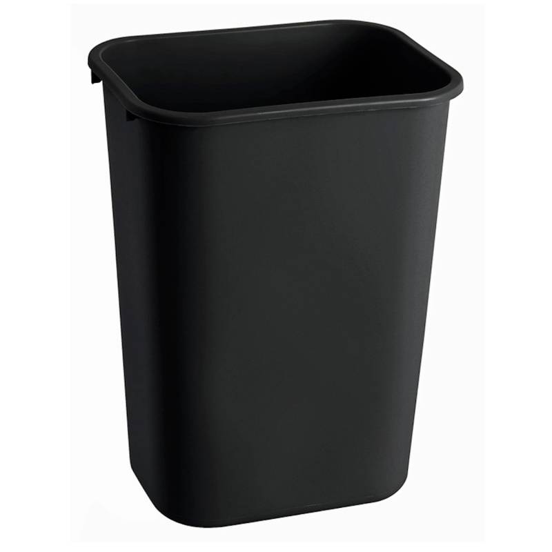 PROREGAL Rubbermaid Rechteckiger Abfallbehälter 39 Liter HxBxT 50,5 x 27,9 x 38,7 cm Polyethylen Schwarz von PROREGAL