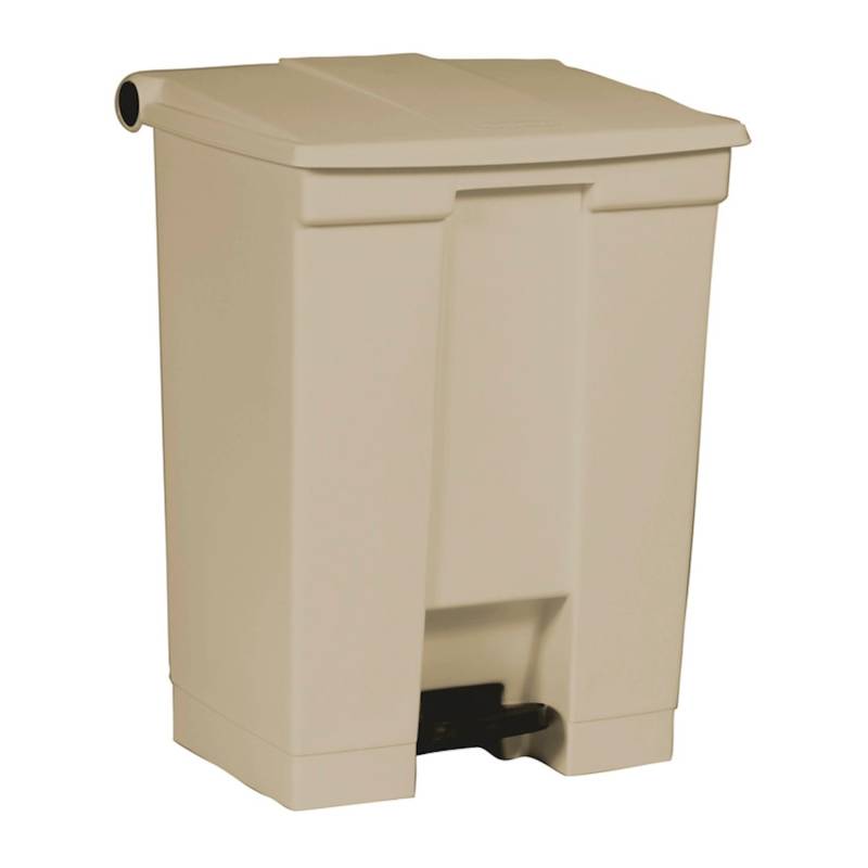 PROREGAL Rubbermaid Robuster Pedaleimer 68,1 Liter HxBxT 67,3 x 41 x 50,2 cm Aus Konformen Polyethylen Beige von PROREGAL