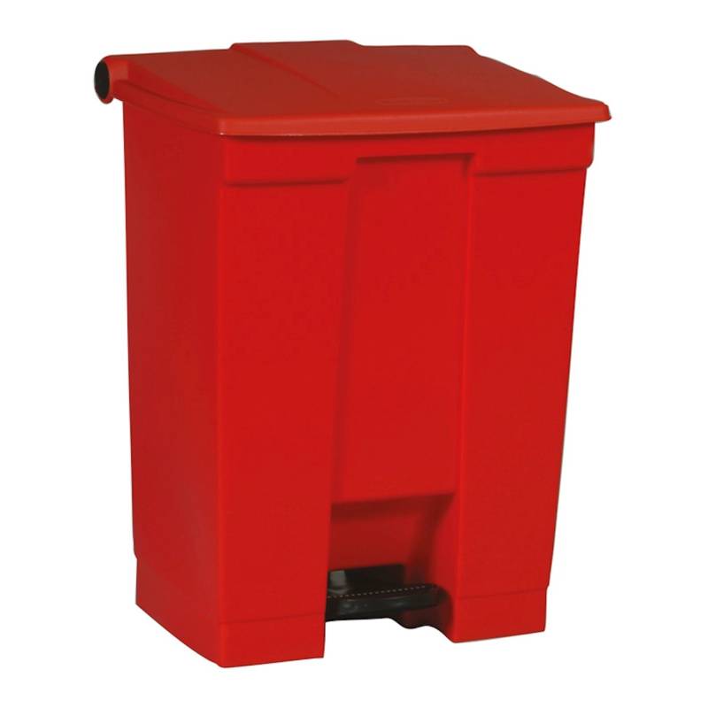 PROREGAL Rubbermaid Robuster Pedaleimer 68,1 Liter HxBxT 67,3 x 41 x 50,2 cm Aus Konformen Polyethylen Rot von PROREGAL