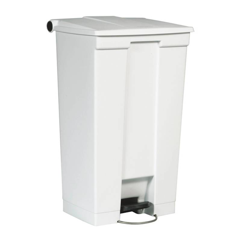 PROREGAL Rubbermaid Robuster Pedaleimer 87 Liter HxBxT 82,6 x 41 x 50,2 cm Aus Konformen Polyethylen Weiß von PROREGAL
