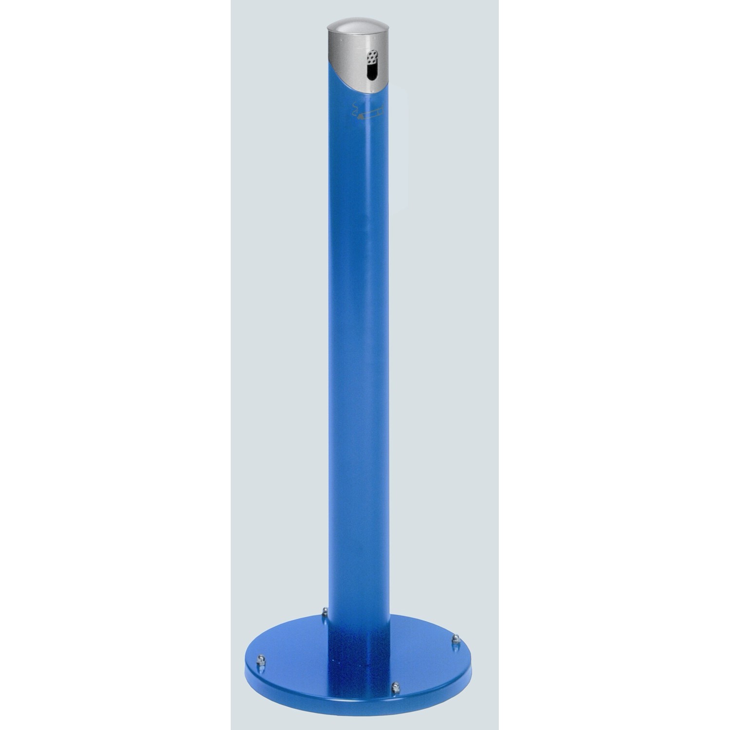 PROREGAL Runder Ascher Standsäule Mit Abnehmbarem Kopfteil 9,4 Liter HxBxT 100,5 x 36,5 x 36,5 cm Verzinkter Stahl Blau PROREGAL Runder Ascher Standsäule Mit Abnehmbarem Kopfteil 9,4 Liter HxBxT 100,5 x 36,5 x 36,5 cm Verzinkter Stahl Blau von PROREGAL