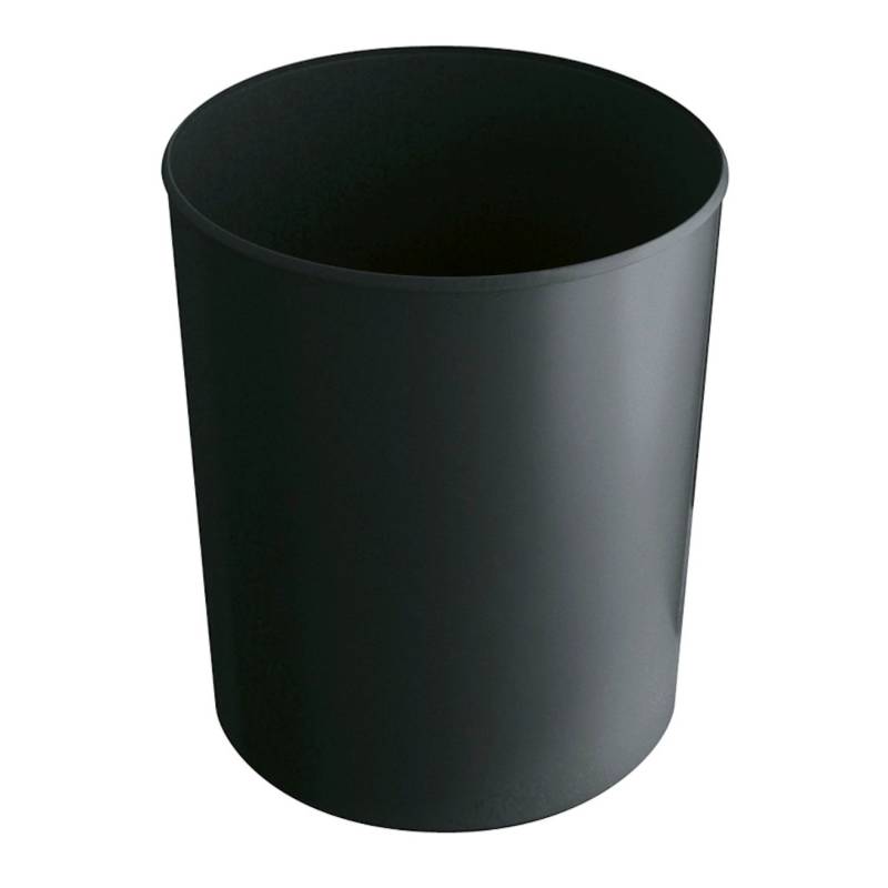 PROREGAL Runder Feuerfester Papierkorb & Abfallsammler Aus Kunststoff 20 Liter HxØ 34 x 28,3 cm Schwarz von PROREGAL