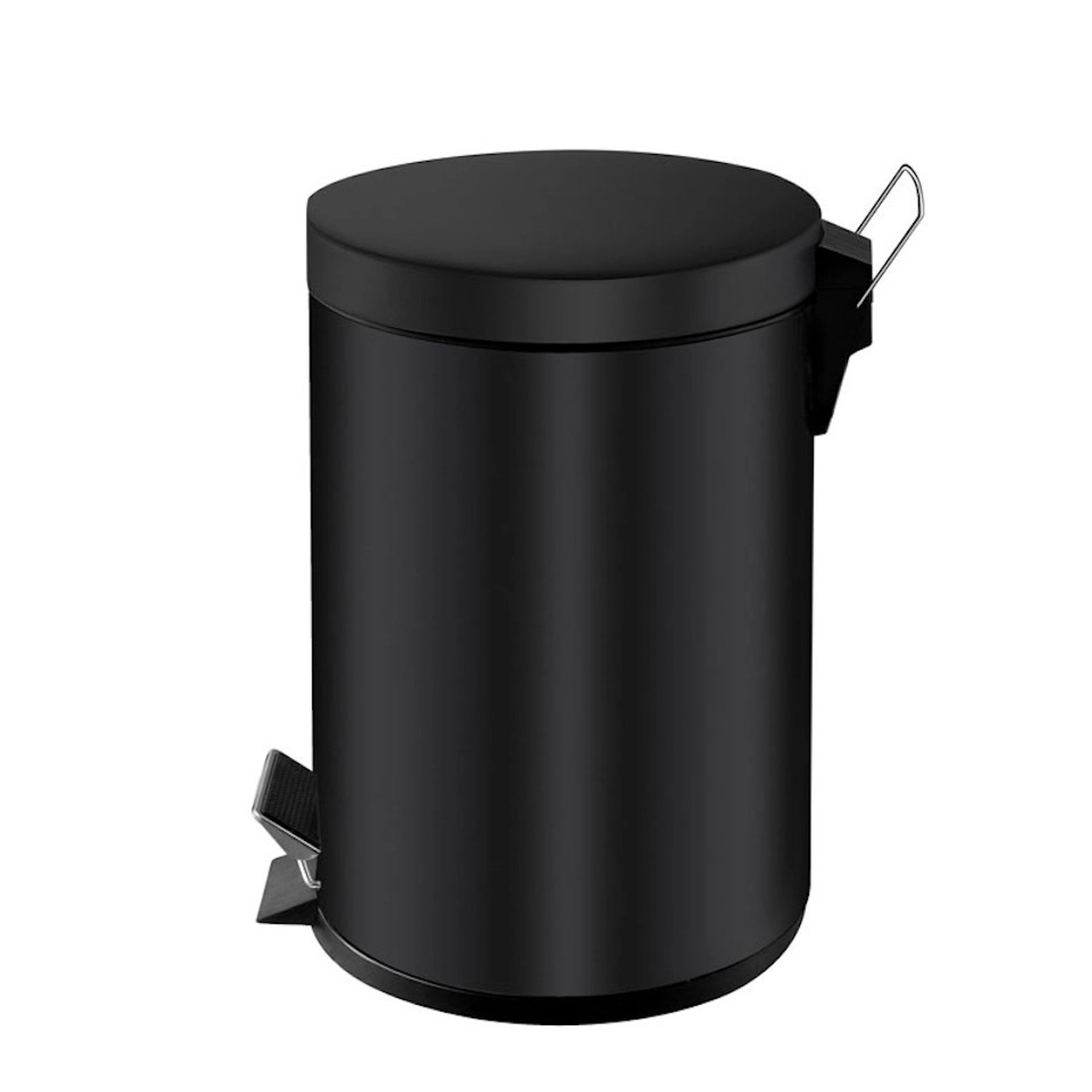 PROREGAL Runder Tretabfallsammler Mit Herausnehmbaren Kunststoff Inneneimer 3 Liter HxBxT 27 x 19,5 x 17 cm Schwarz PROREGAL Runder Tretabfallsammler Mit Herausnehmbaren Kunststoff Inneneimer 3 Liter HxBxT 27 x 19,5 x 17 cm Schwarz von PROREGAL