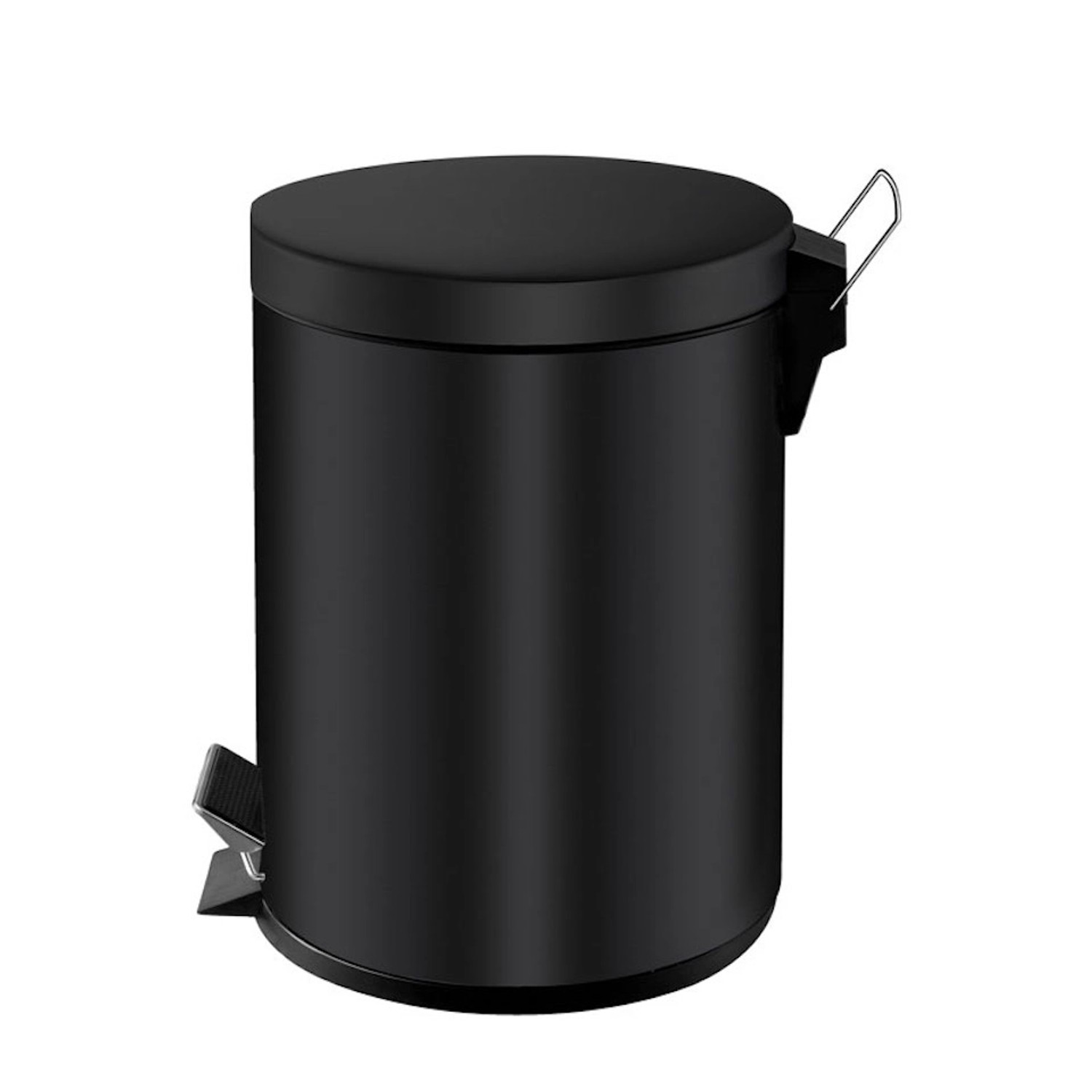 PROREGAL Runder Tretabfallsammler Mit Herausnehmbaren Kunststoff Inneneimer 5 Liter HxBxT 28,4 x 24,5 x 20 cm Schwarz PROREGAL Runder Tretabfallsammler Mit Herausnehmbaren Kunststoff Inneneimer 5 Liter HxBxT 28,4 x 24,5 x 20 cm Schwarz von PROREGAL
