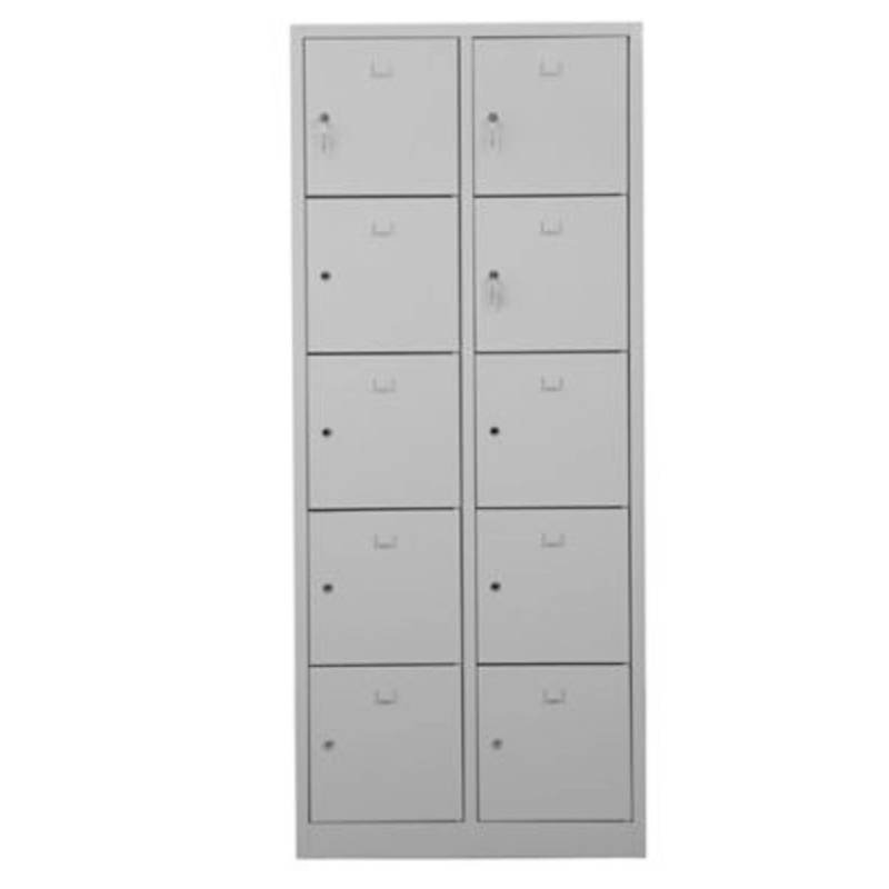 PROREGAL Schließfachschrank Falcon Medium HxBxT 190 x 80 x 45 cm Zylinderschloss Grau von PROREGAL