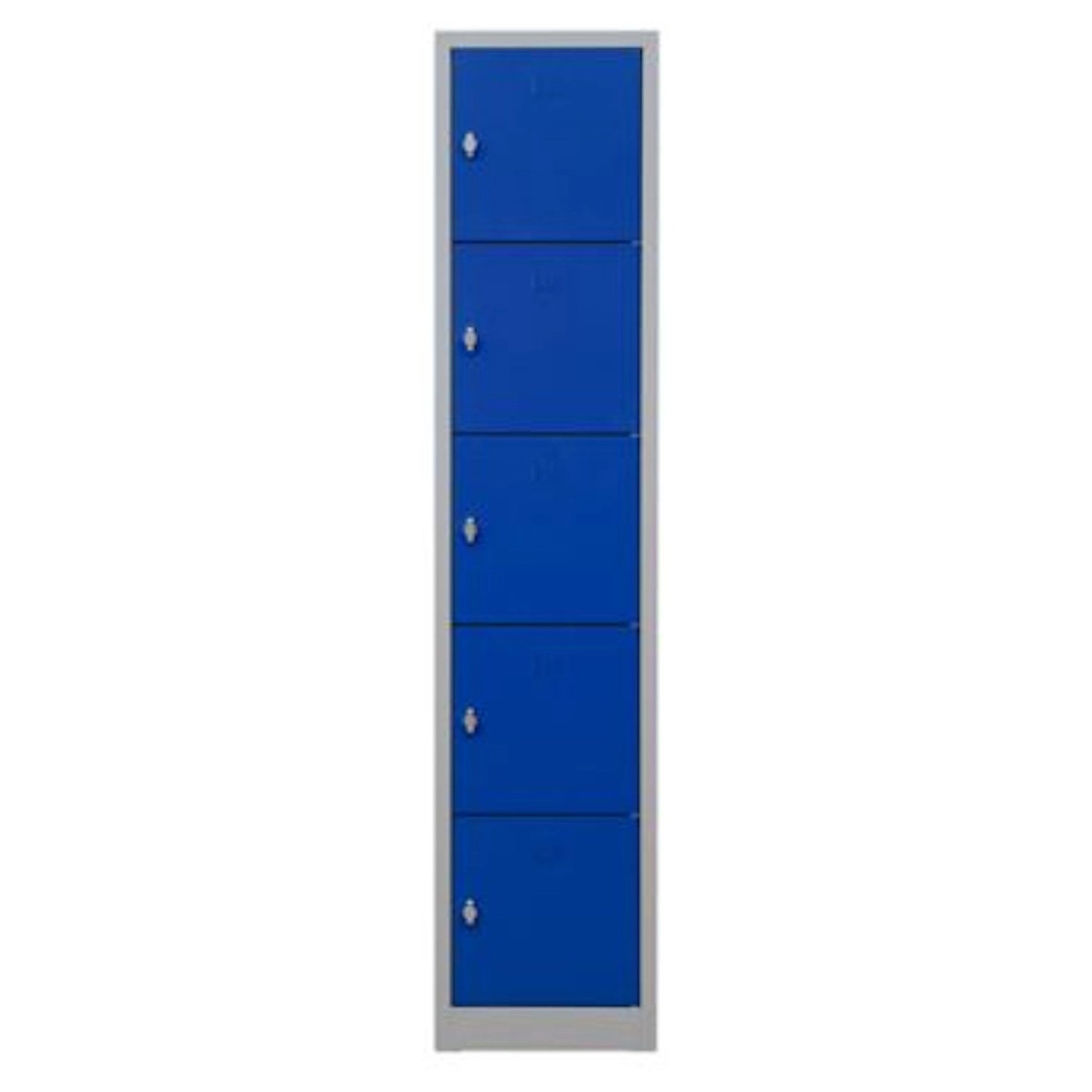 PROREGAL Schließfachschrank Falcon Small HxBxT 190 x 41 x 45 cm Vorhängeschloss Grau-Blau PROREGAL Schließfachschrank Falcon Small HxBxT 190 x 41 x 45 cm Vorhängeschloss Grau-Blau von PROREGAL