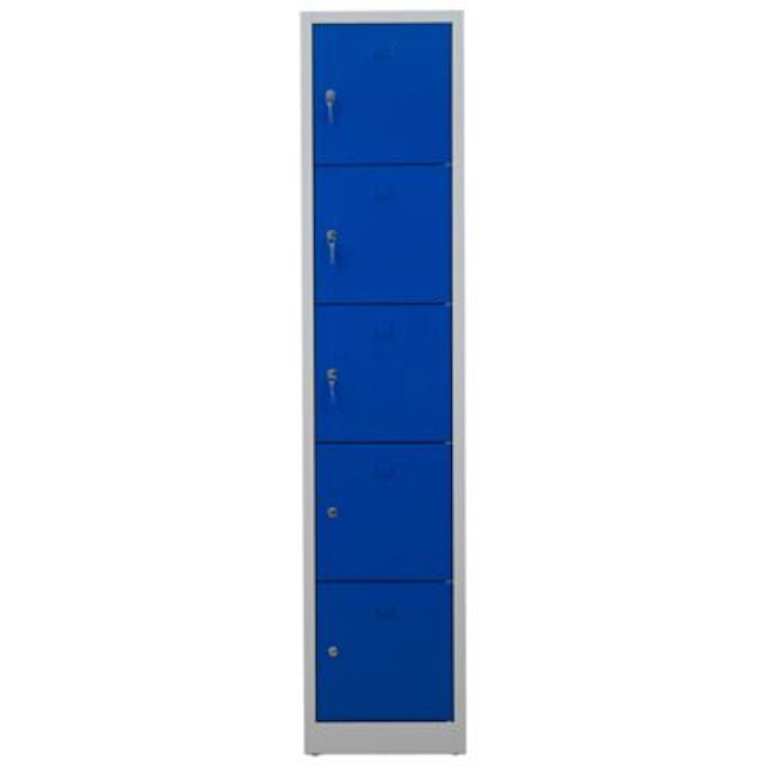 PROREGAL Schließfachschrank Falcon Small HxBxT 190 x 41 x 45 cm Zylinderschloss Grau-Blau PROREGAL Schließfachschrank Falcon Small HxBxT 190 x 41 x 45 cm Zylinderschloss Grau-Blau von PROREGAL